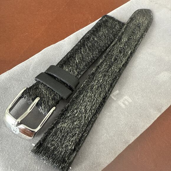 Michele Watch Band Strap Hairy France 16 Mm Rare Disconnected